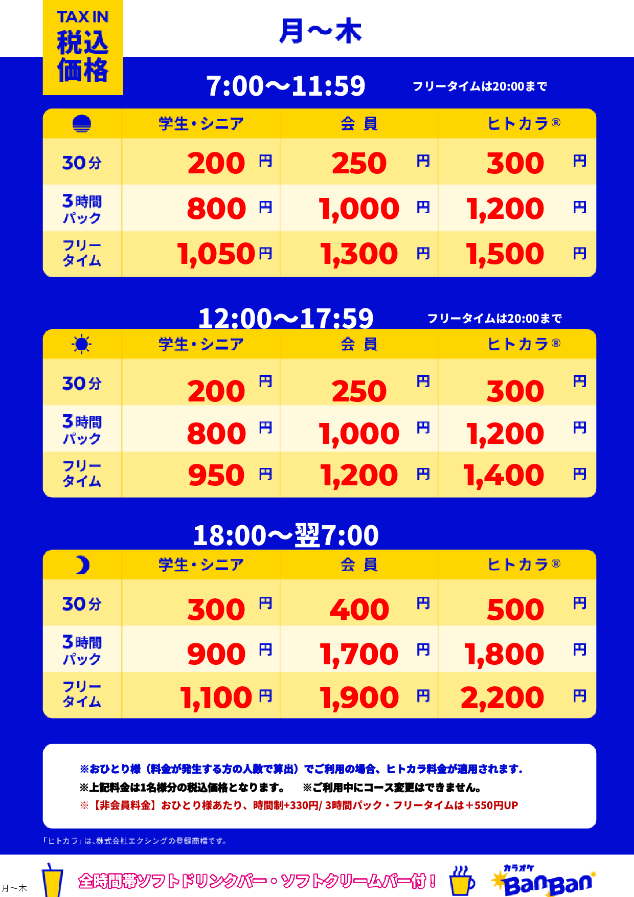 月~木表