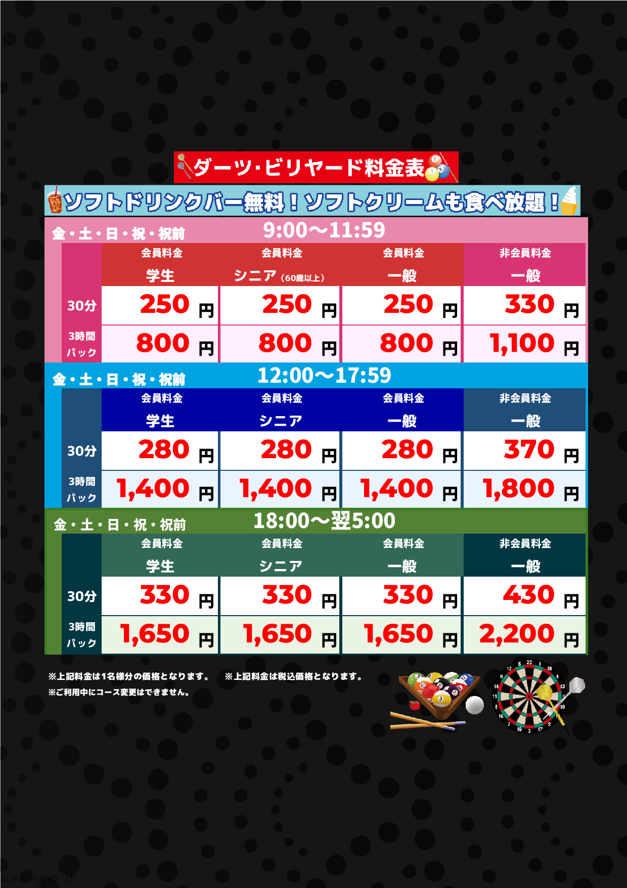 週末表