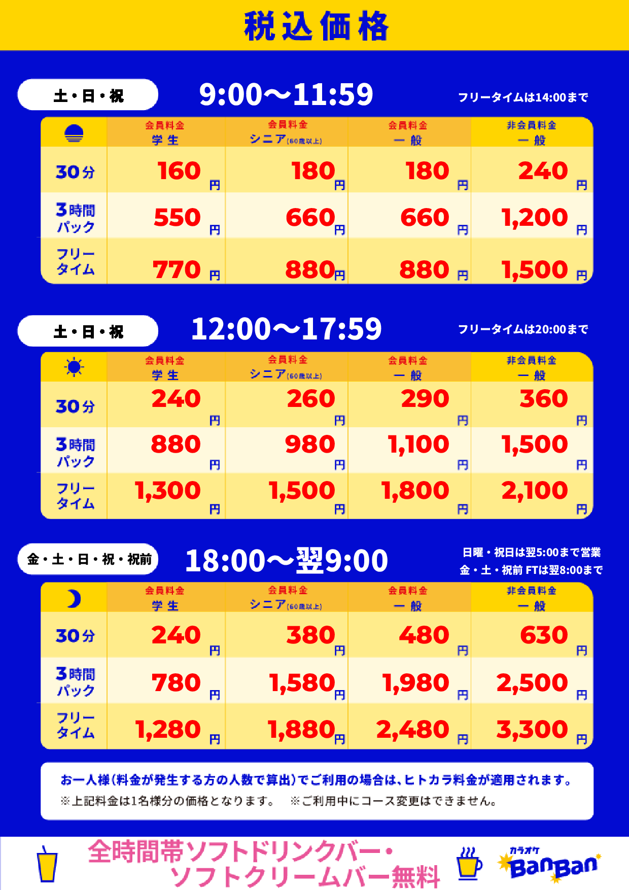 週末表