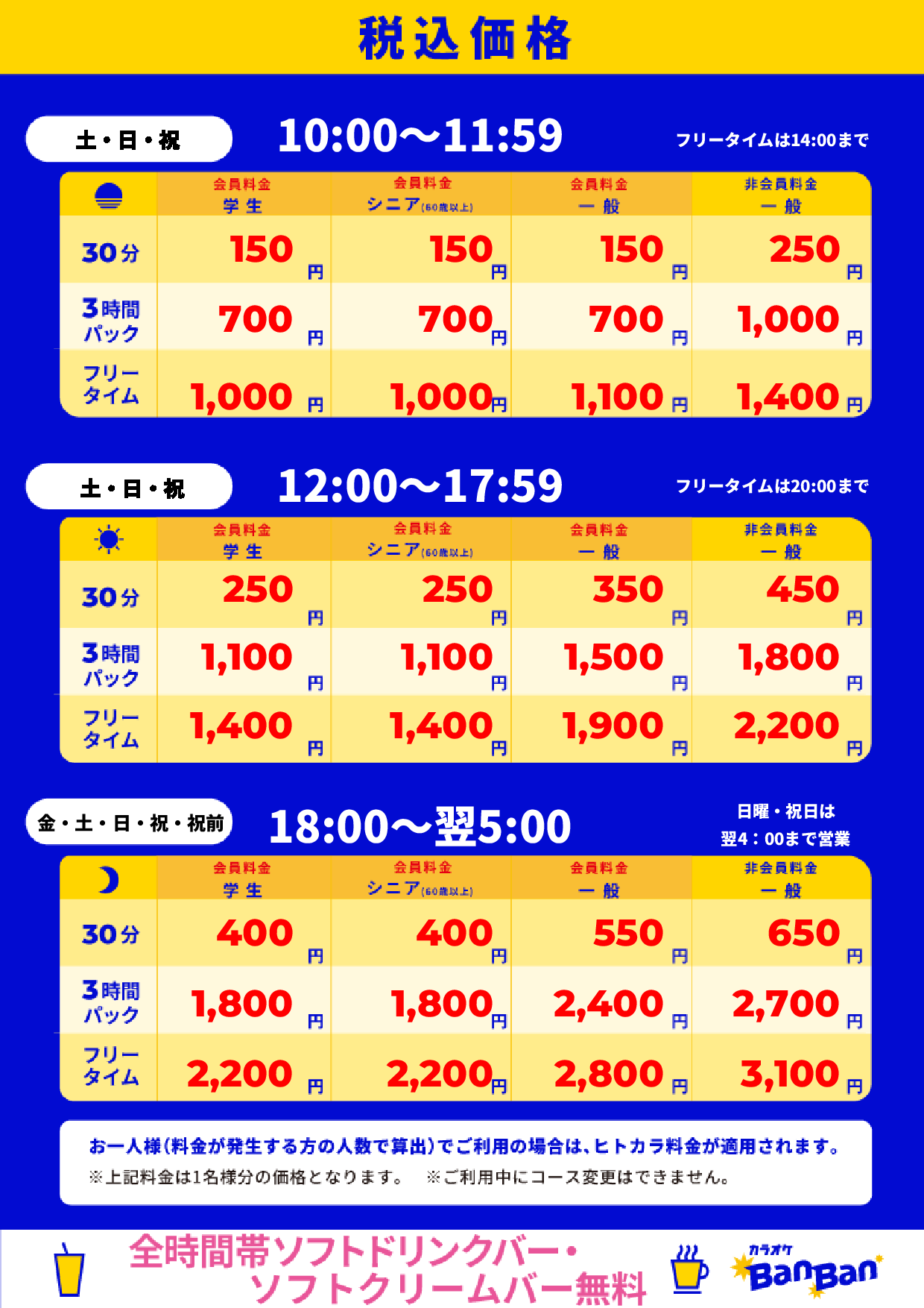週末表