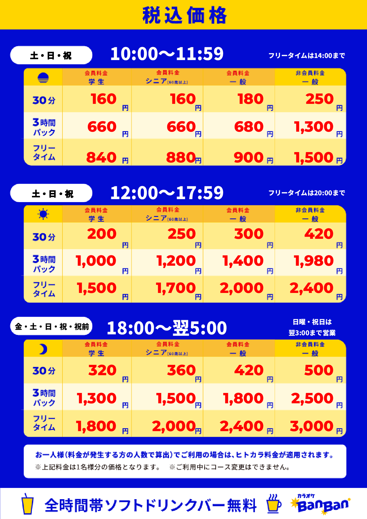 週末表