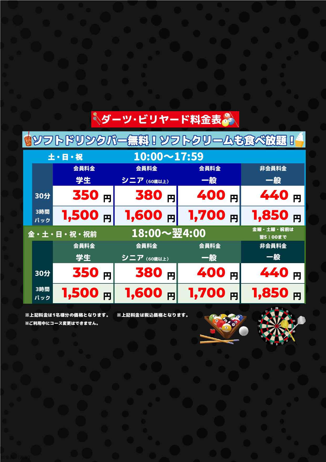 週末表