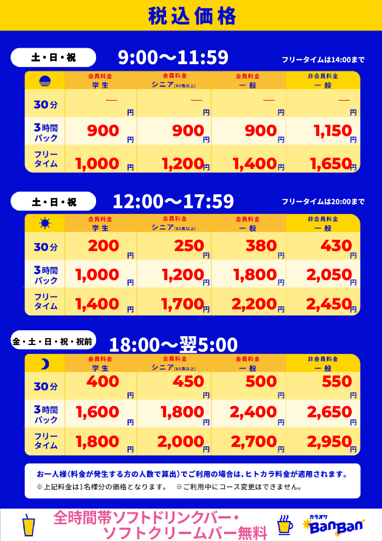 週末表