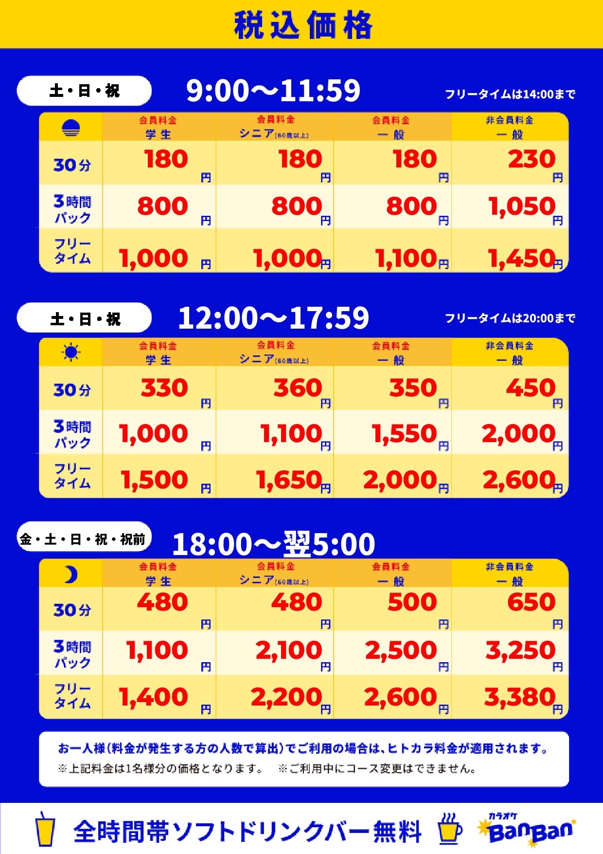 週末表