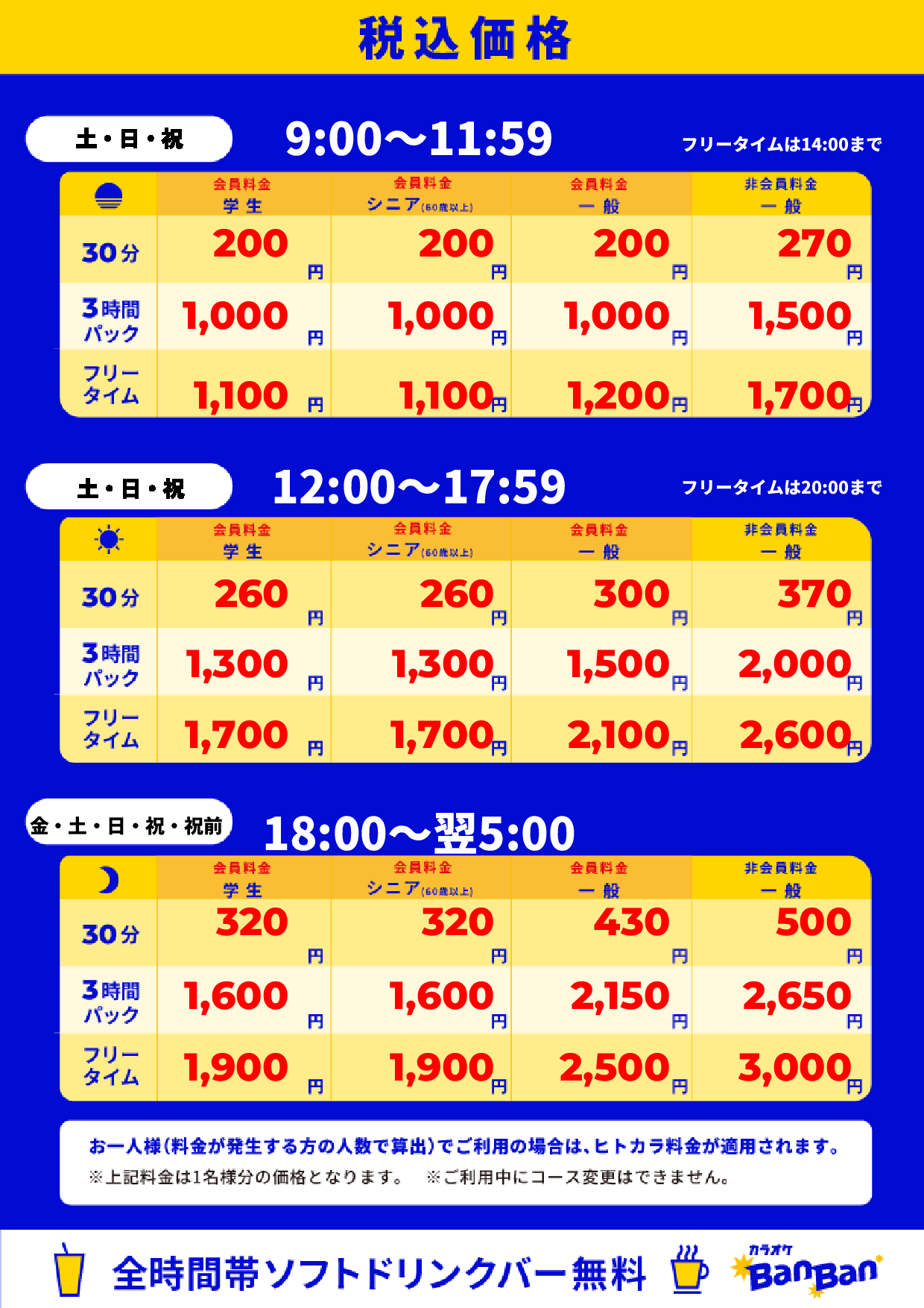 週末表