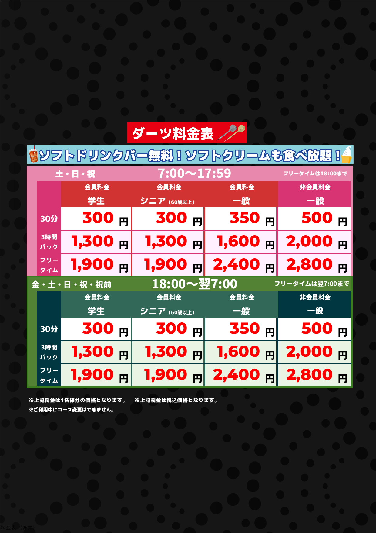 週末表