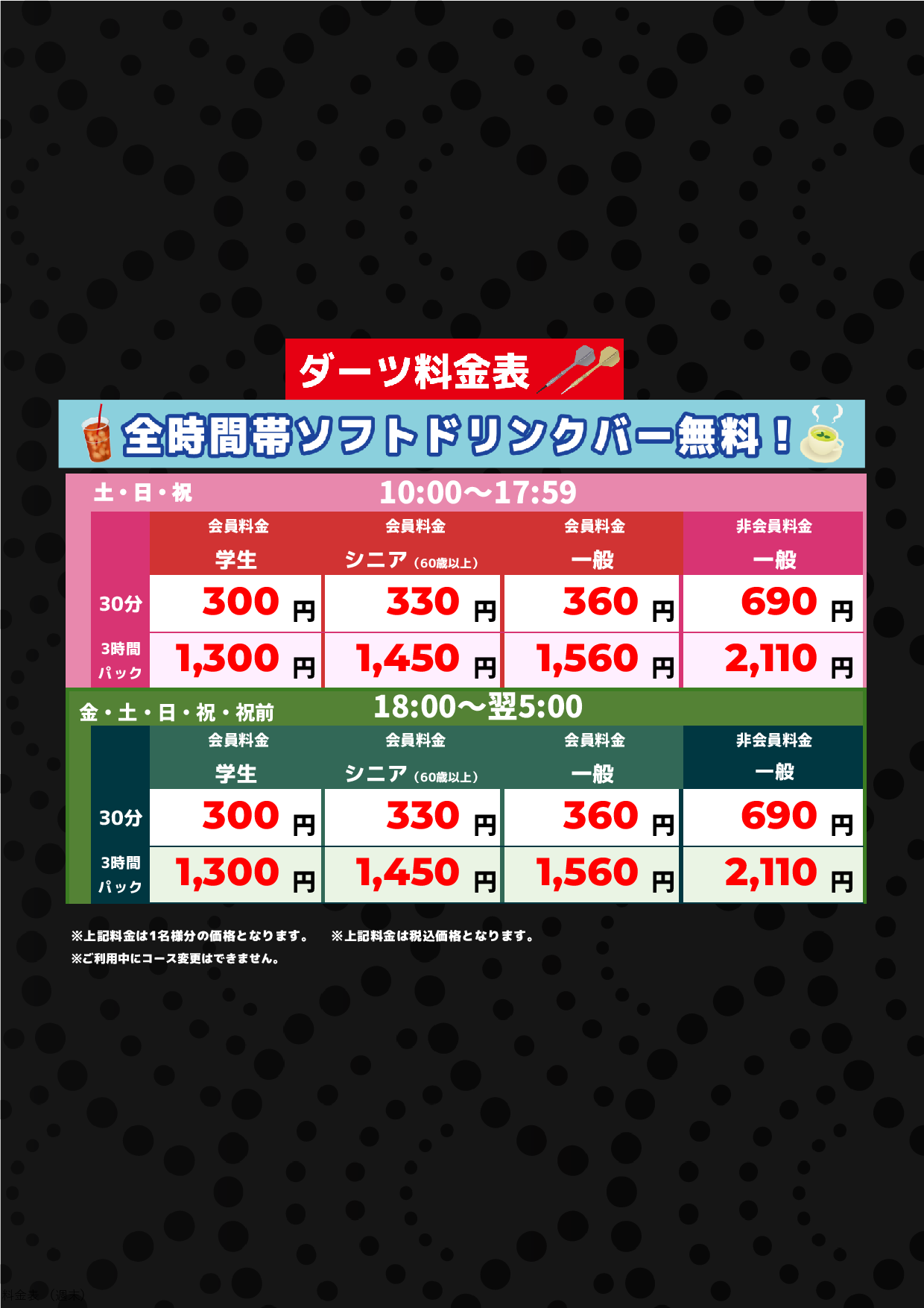 週末表