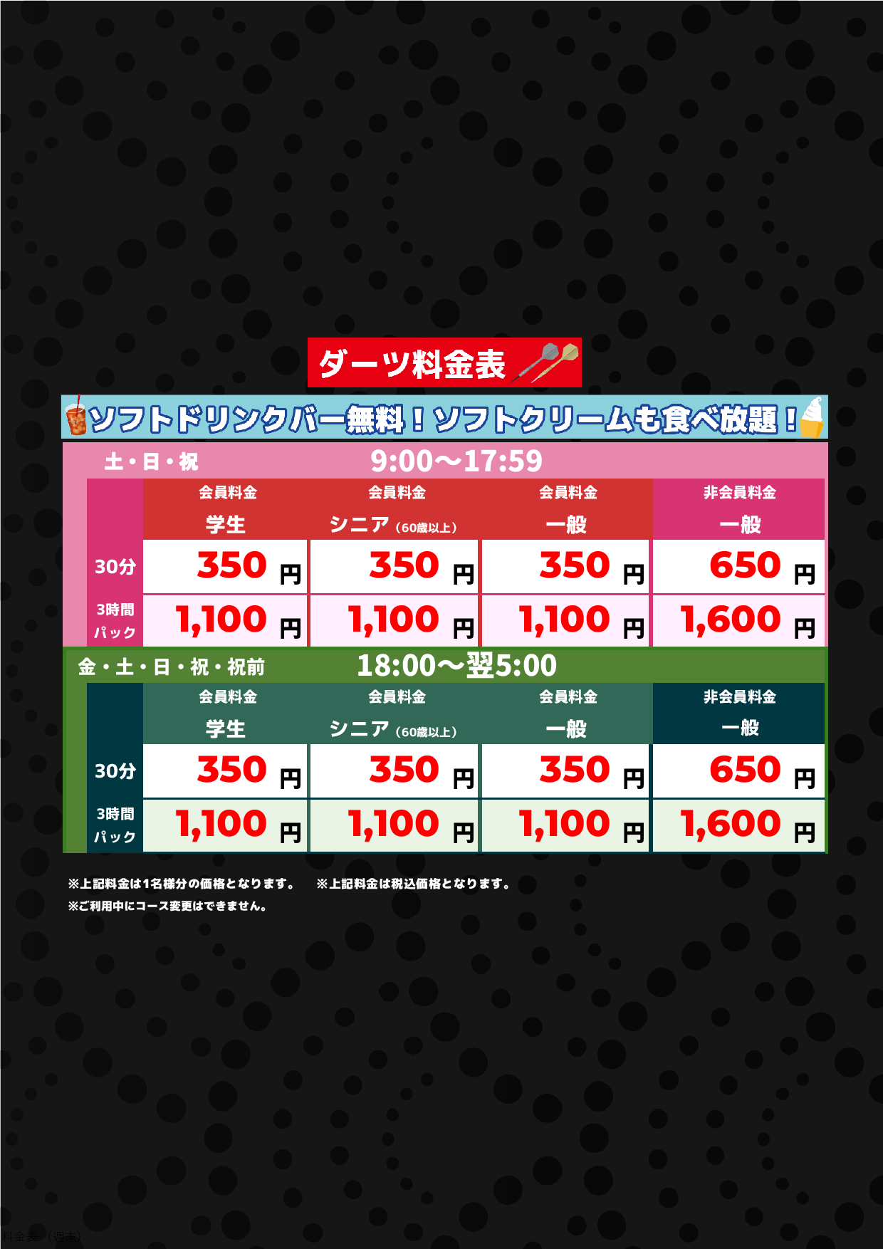 週末表