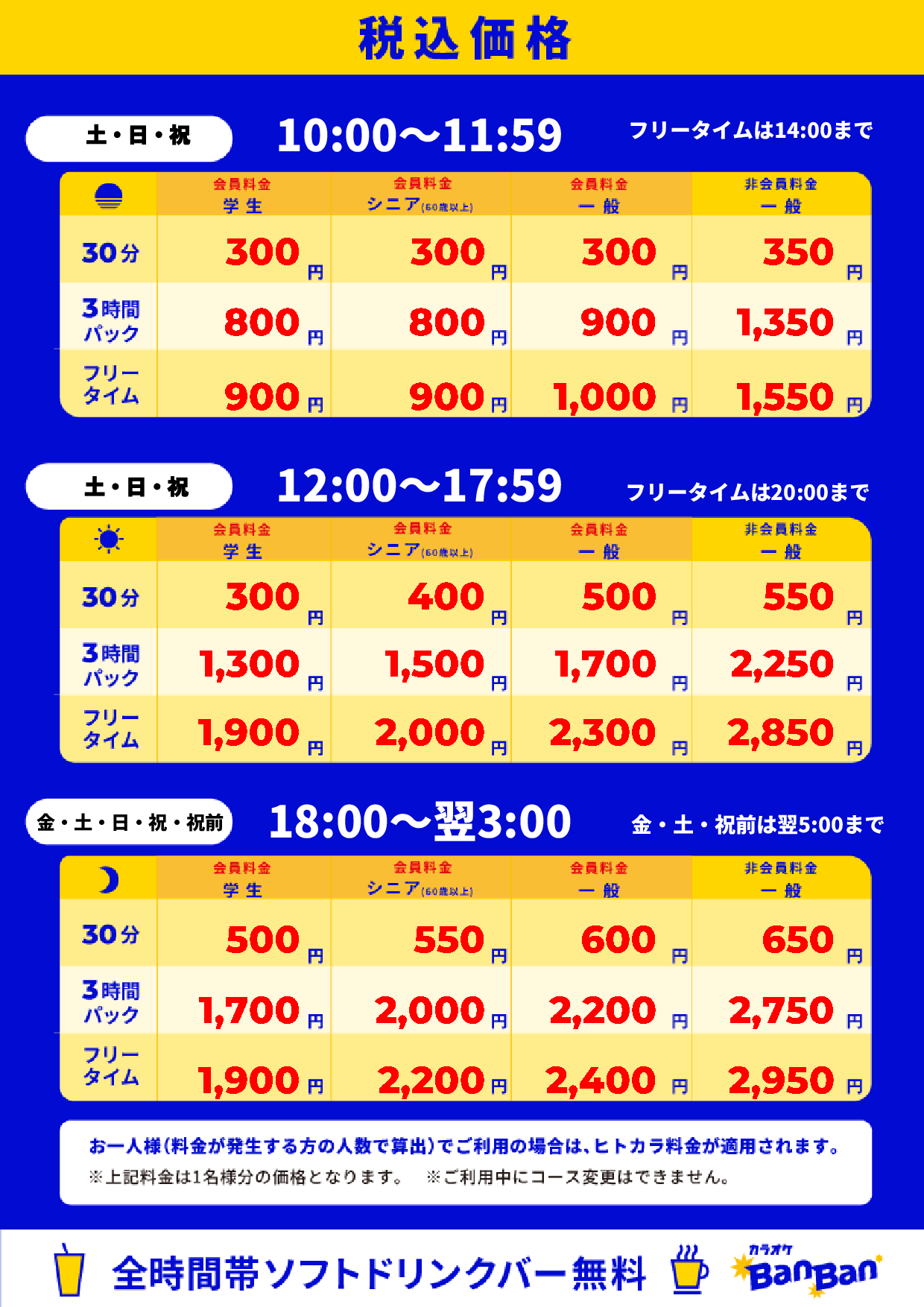 週末表